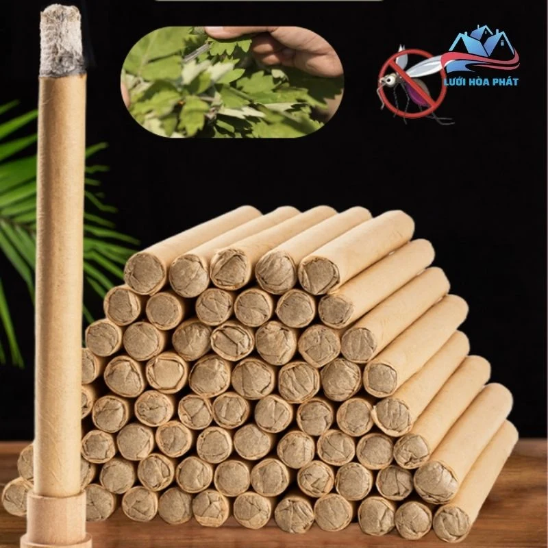 nhang ngải cứu đuổi muỗi