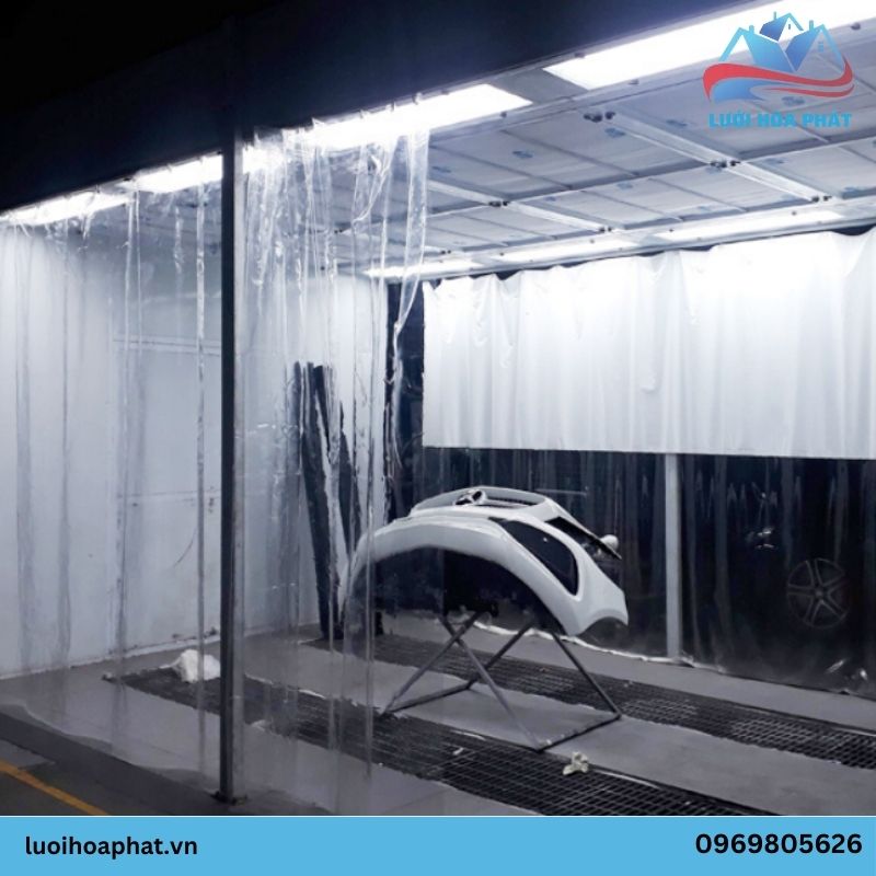 Rèm bạt kéo nhựa PVC
