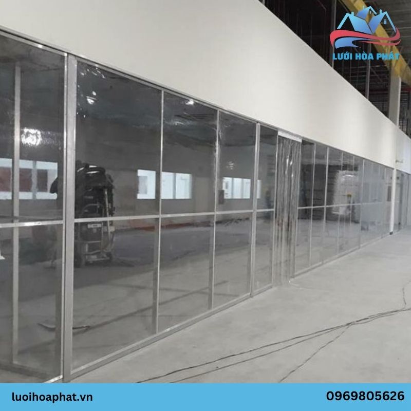 Vách ngăn nhựa PVC trong suốt