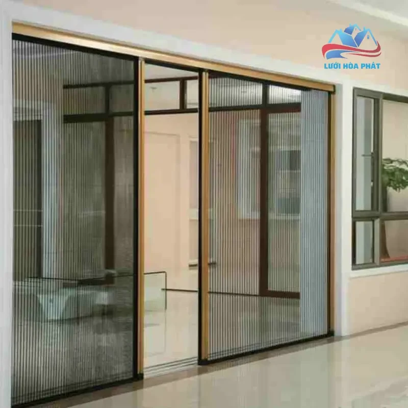 cửa lưới chống muỗi kết hợp