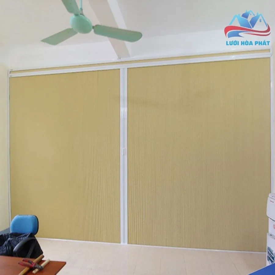 Vách rèm cửa tổ ong ngăn cho phòng điều hòa