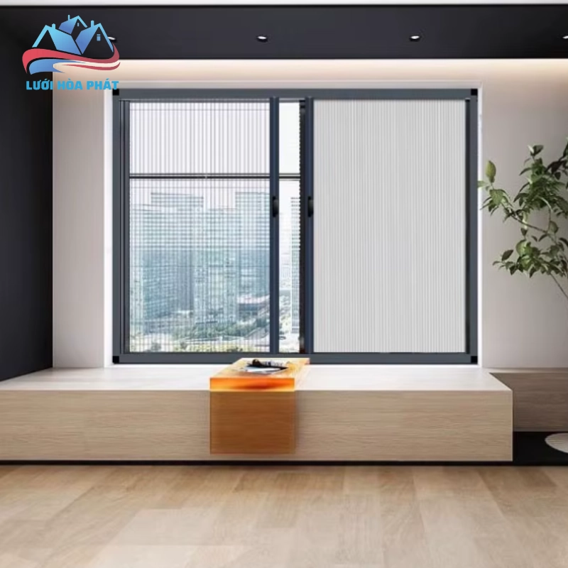Rèm tổ ong tích hợp lưới chống muỗi