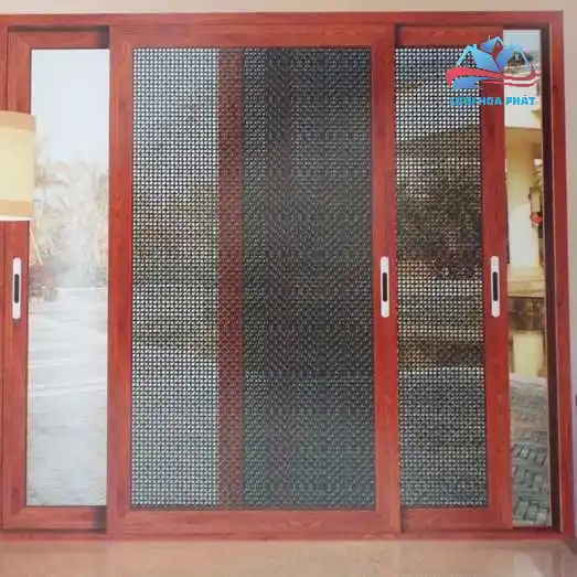 Cửa lưới chống muỗi Hoàng Minh - bán cửa lưới chống muỗi dạng lùa 