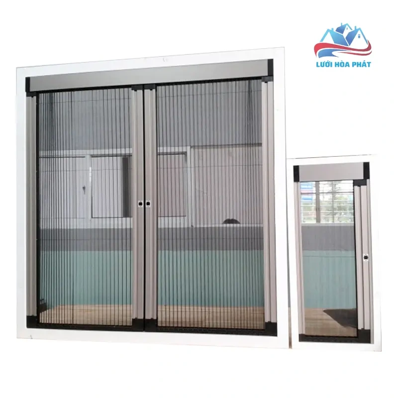 cửa lưới chống muỗi kết hợp