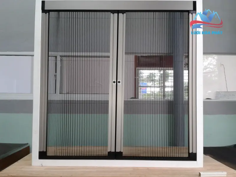 Cửa lưới chống muỗi dạng xếp không ray