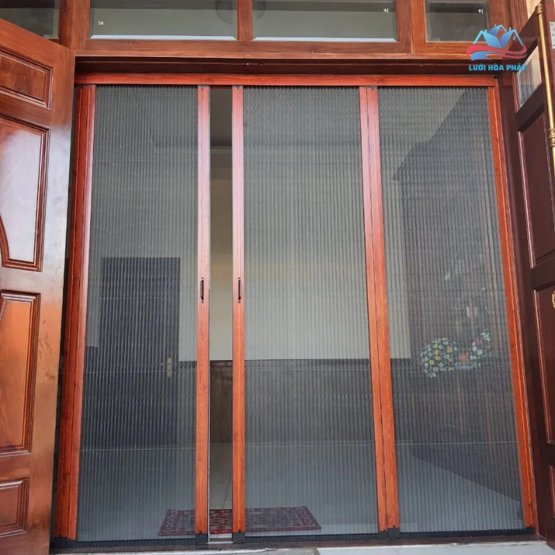 Cửa lưới chống muỗi dạng xếp DX 04