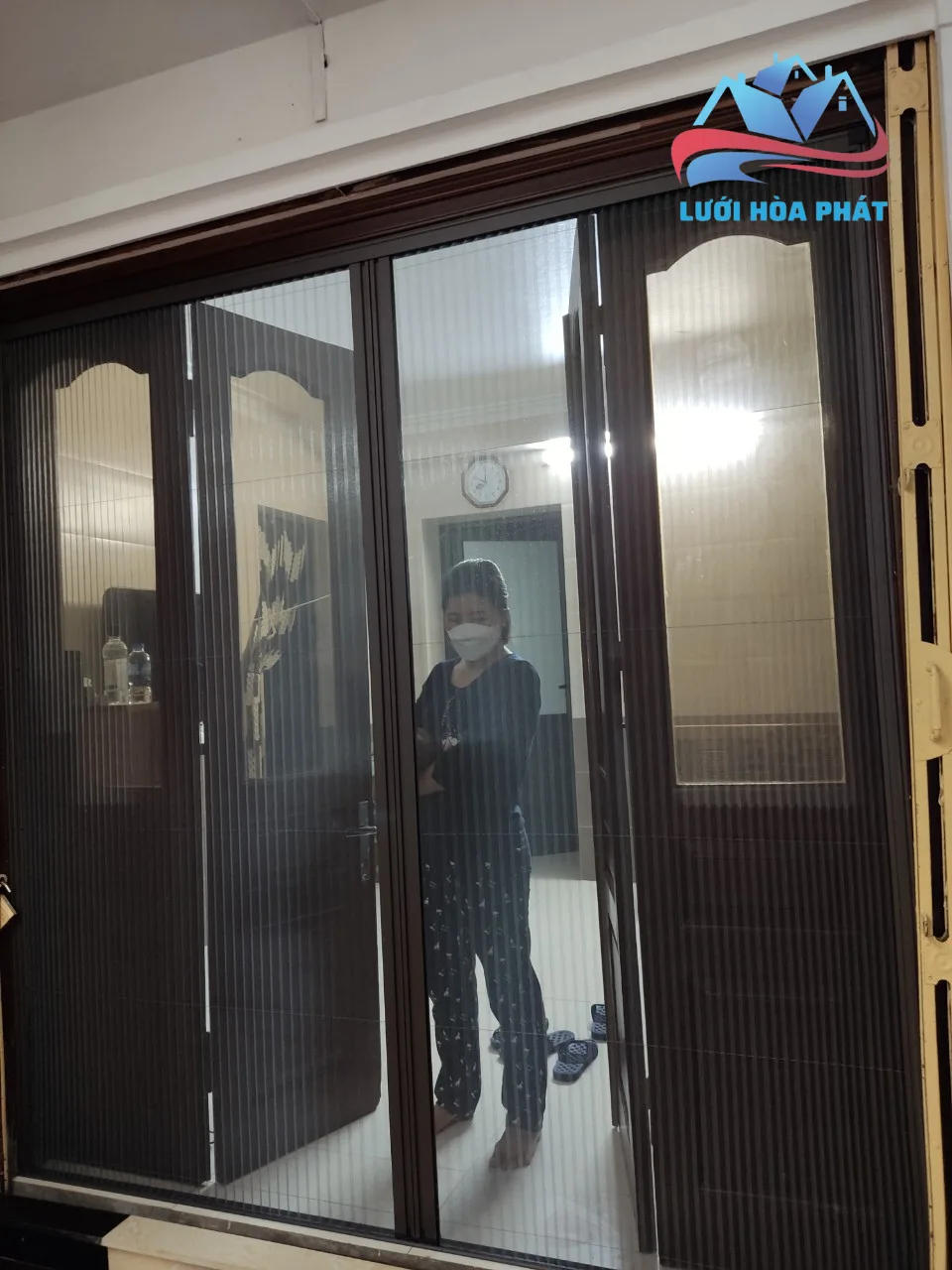 Cửa lưới chống muỗi dạng xếp
