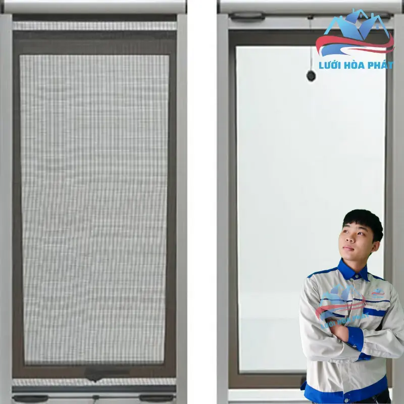 Cửa lưới chống muỗi tự cuốn TC 10