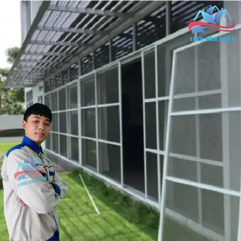 Cửa lưới chống muỗi cố định CD 11
