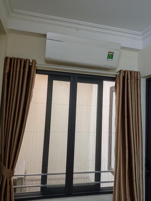 cửa lưới chống muỗi dạng xếp 2 cánh màu ghi DX 15
