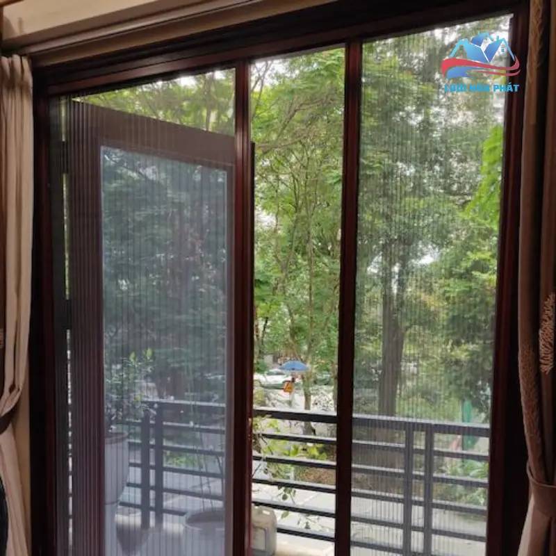 Cửa lưới chống muỗi xếp không ray Dx15